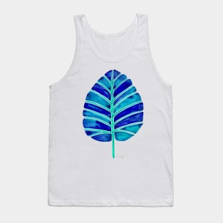 Blue Alocasia Tank Top